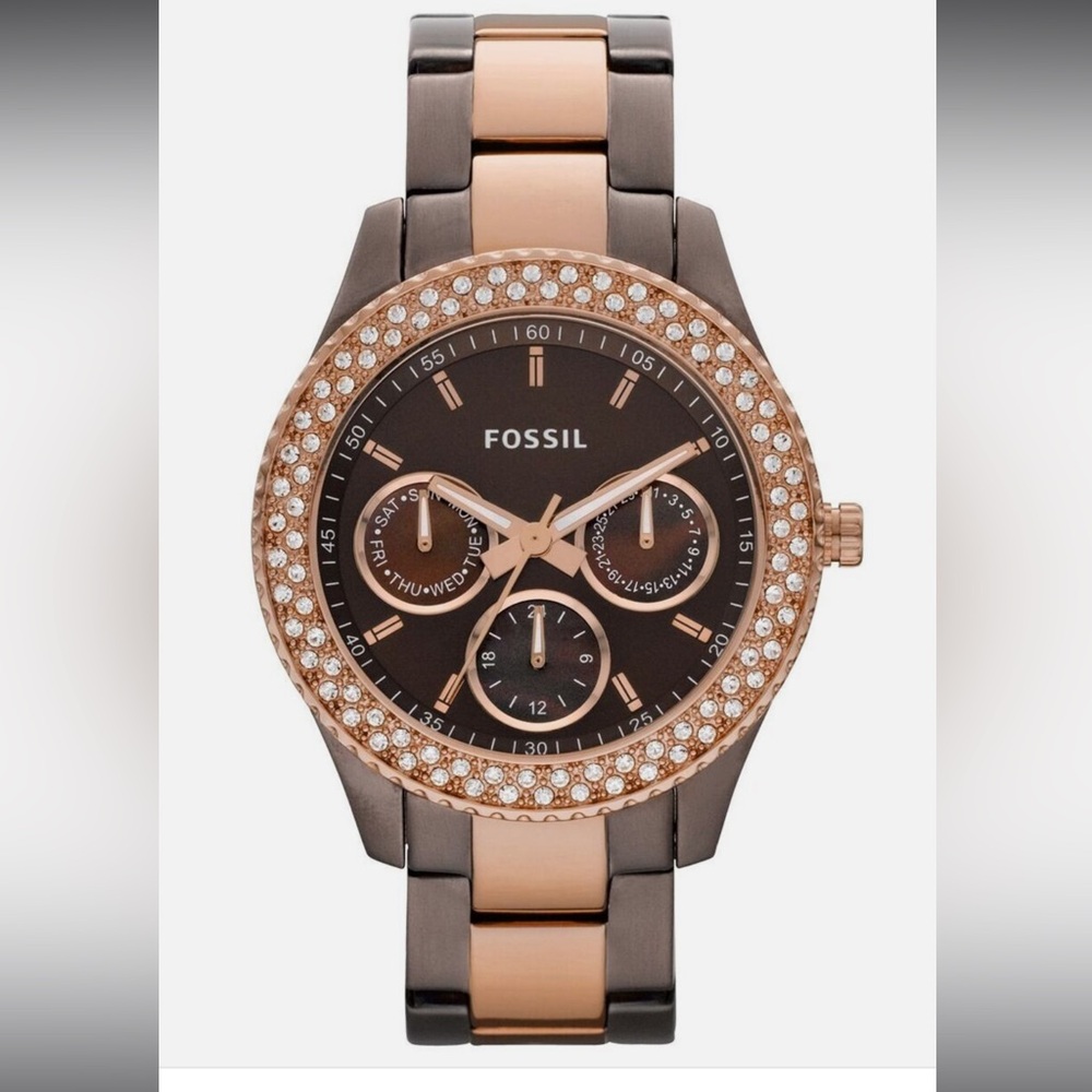 Fossil Stella Multi Function Crystal Accent Quart… - image 1